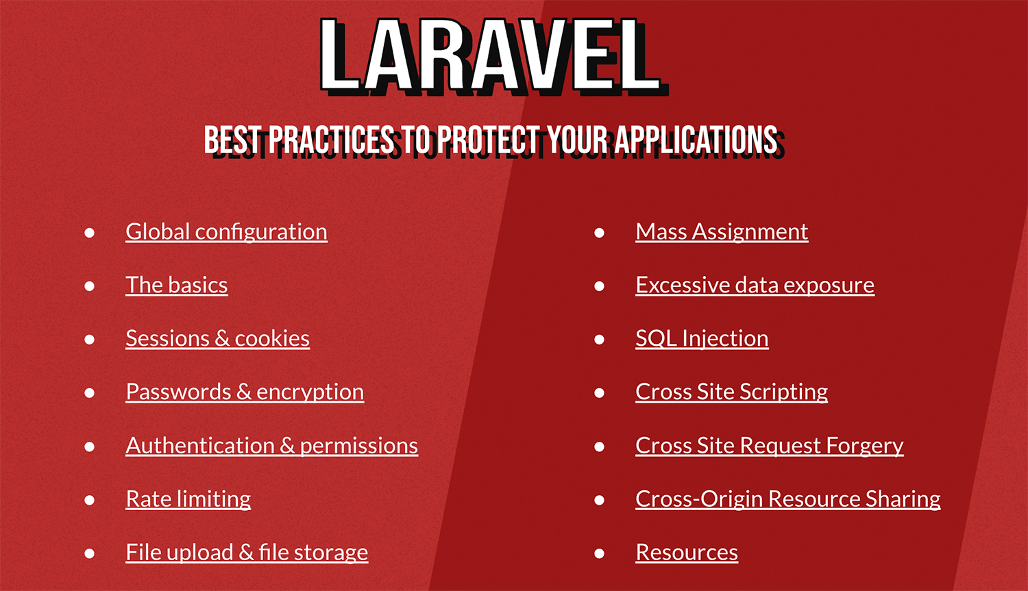 Laravel security
