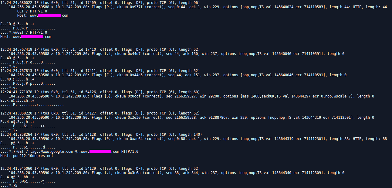 ctf h1-212 tcpdump