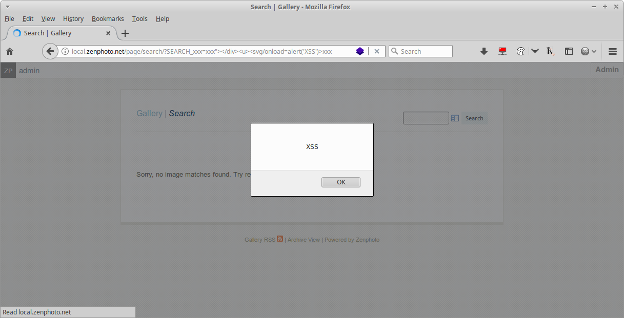 cve-2020-2996 Zenphoto xss