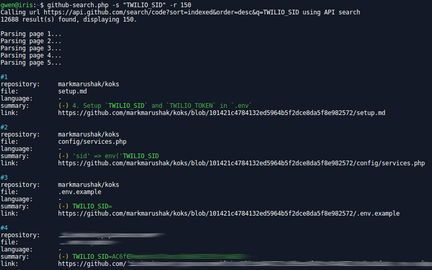 github search