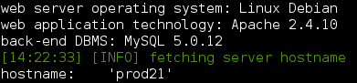 sqlmap hostname