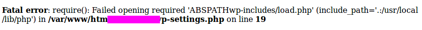 wordpress full path disclosure